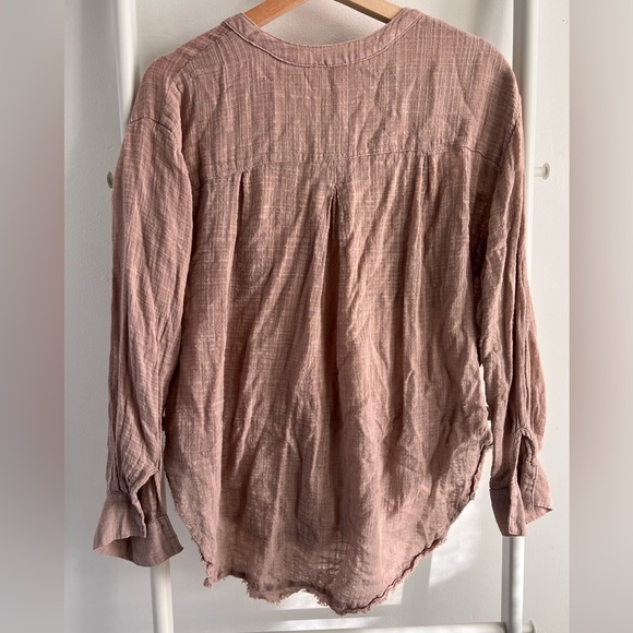 Bohemian Distressed Free People Blouse - Picture 5 of 5